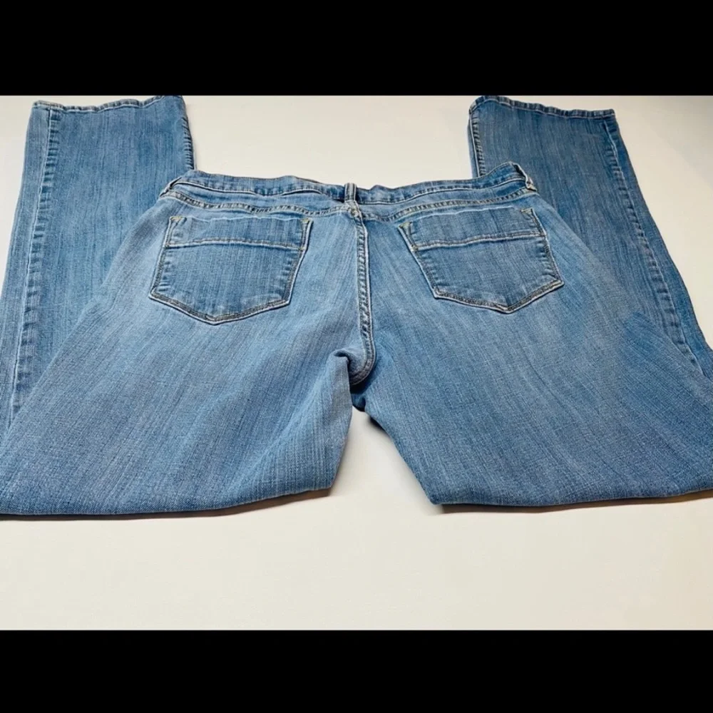 Old Navy The SweetHeart Faded Light Wash Blue Denim Jeans Size 12_2